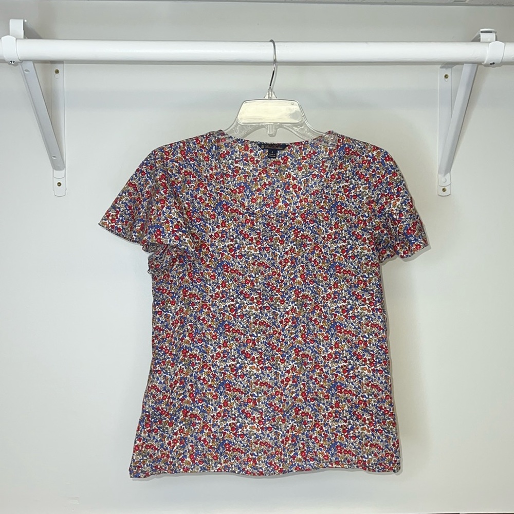 Brooks Brothers Cotton Dainty Floral Blouse- 4